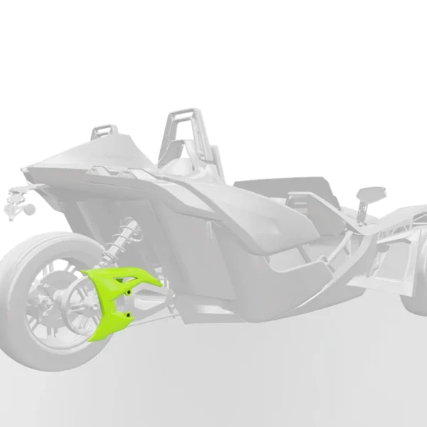 lime green-colored rear-wheel accessory