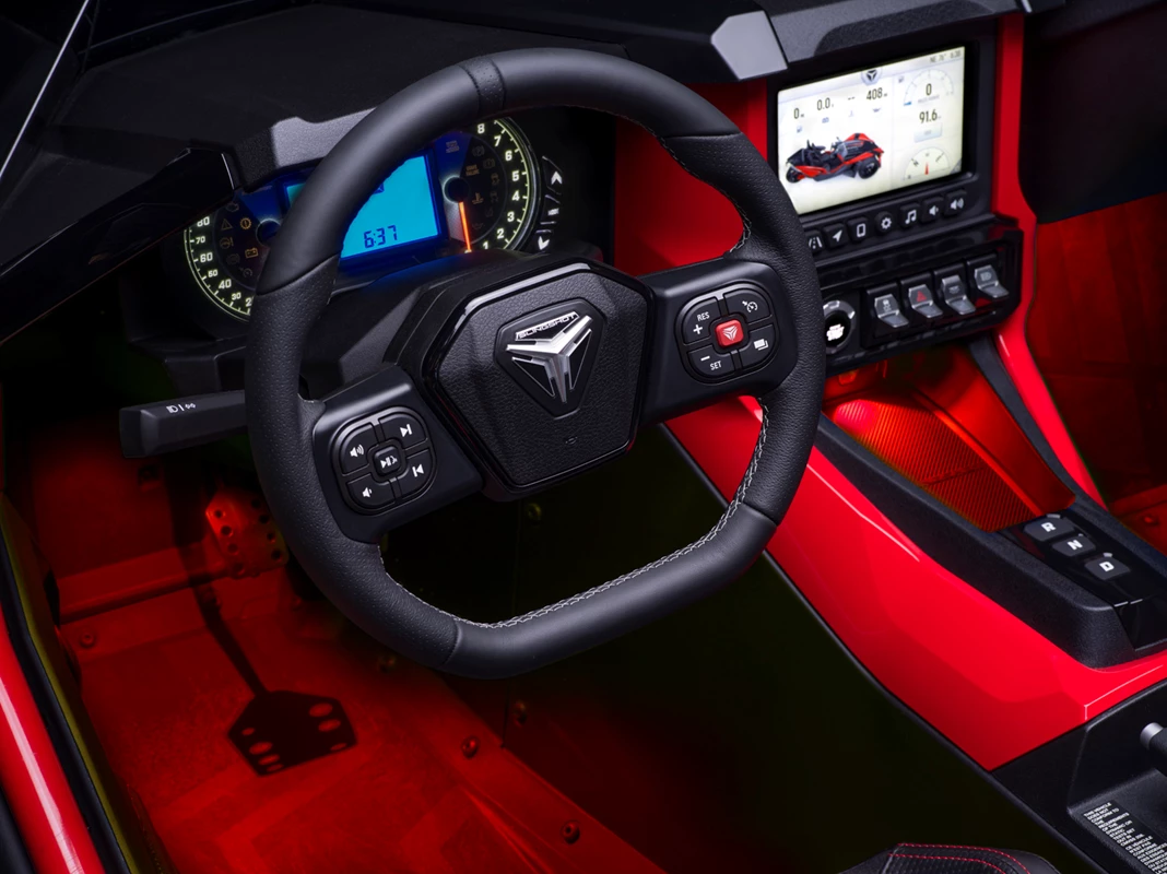 Black and red car interiors