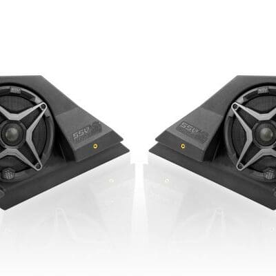 Two side panel speakers