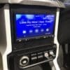 Monitor of a car radio or music player