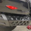 Front of a vehicle bumper