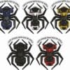 Five Different Colors Of Spyder Decal