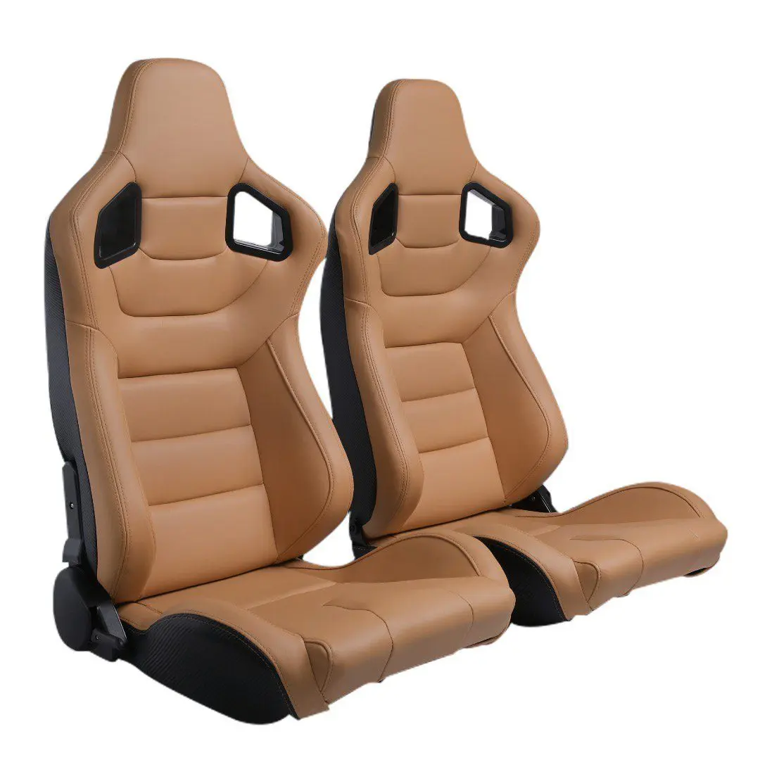 Sport Seats In Tan Color Leather fit