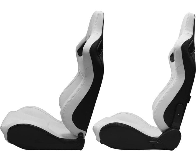 Sport Seats With Dual Lock Sliders Adjustable, 1 Pair (driver 