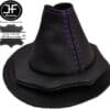 Real Leather Purple Strip Shift Boot Fits Polaris Slingshot