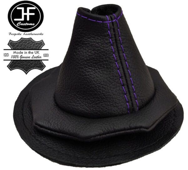 Real Leather Purple Strip Shift Boot Fits Polaris Slingshot