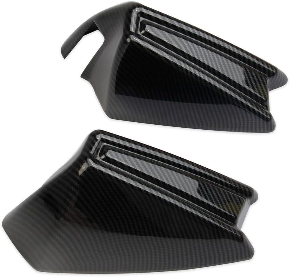 Carbon Fiber Look Side Mirror Cover Trim – Fits 2022 Toyota Tundra – Black, Self-Adhesive